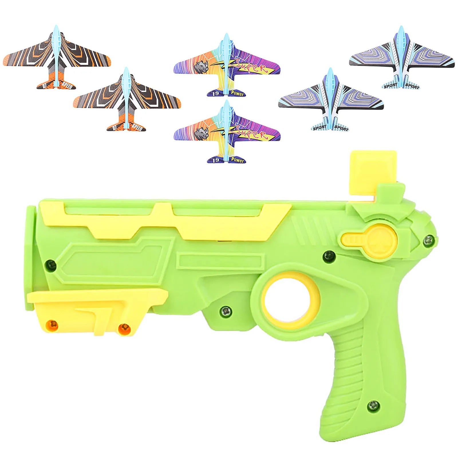 Lanceur d'avion - JetPop™ - Vert Jaune - GamePlayGame