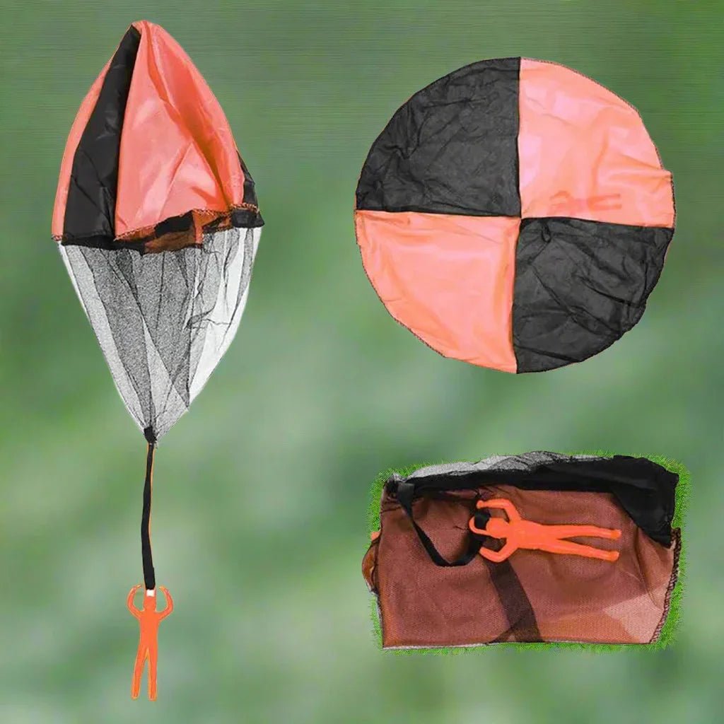 Le Jouet Parachute - ToyKidMiniParachute™ - Orange - GamePlayGame