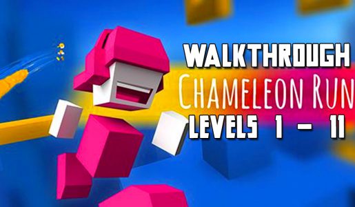 No Mistakes! Chameleon Run Walkthrough, Level 1 – 11!【Play Games】