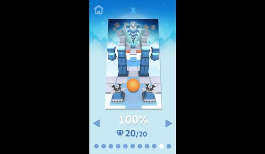 롤링스카이 10단계 100% 클리어 & 보석 20/20 (Rolling Sky Level 10 100% Clear & All 20 gems)【Play Games】