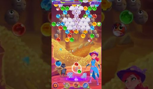 Bubble Witch 3 Saga Level 99 ~ 2 stars ~ no boosters【Gameplay】