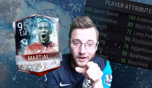 FIFA Mobile Football Freeze Master! 95 OVR Anthony Martial Set Completion! Gameplay, plus Nutmeg?【Play Games】