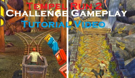 Let’s Play Temple Run 2 Challenge Video & Tutorial Game Play Review【Play Games】