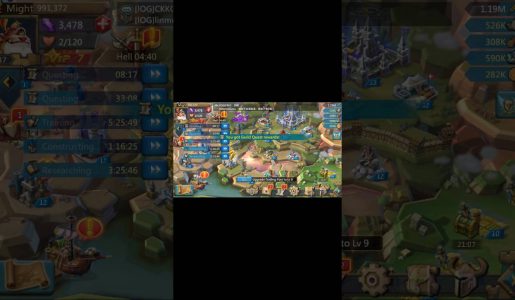 Lords mobile how to level up and gain might fast【Play Games】