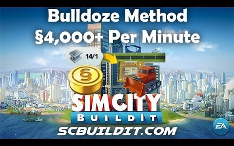 UPDATED! SimCity BuildIt Money Tip – §4,000 Per Minute【Play Games】