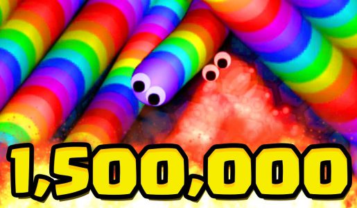 SLITHER.IO 1,500,000 WORLD RECORD SPECIAL (Slither.io Team Gameplay)【Play Games】