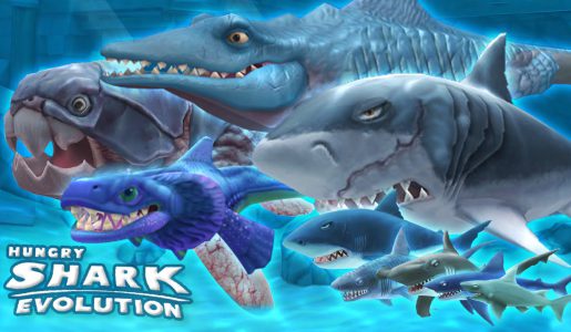 Hungry Shark Evolution – ALL SHARKS, Gameplay review Montage  | HD