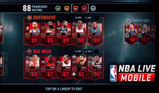 NBA LIVE Mobile Basketball – Best Team! Steph Curry Gameplay Review